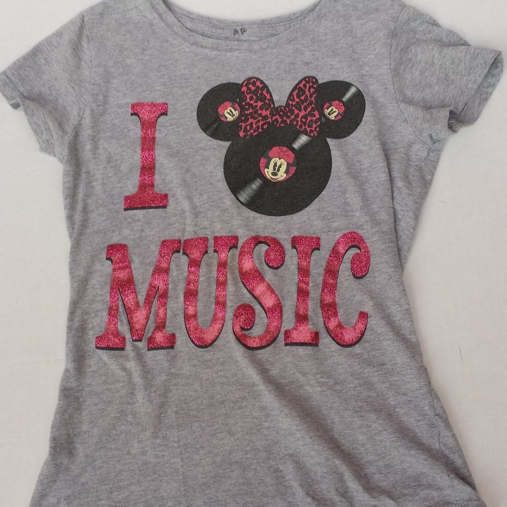 Disney Minnie Mouse "I Heart Music" T-shirt